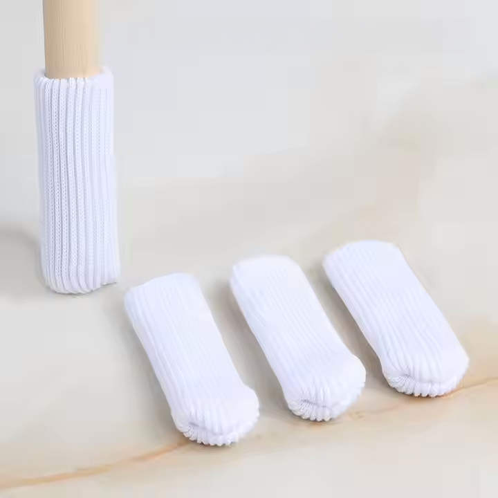 Stuhlsocken Budget weiss 4er Set
