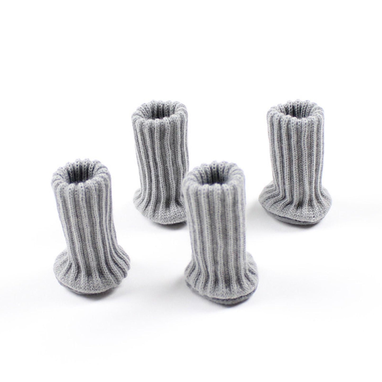 Stuhlsocken Grau 4er Set