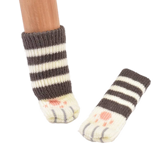 Stuhlsocken Katzenpfote 4er Set